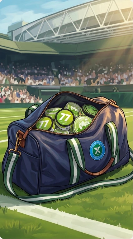 Courtside bag creative.