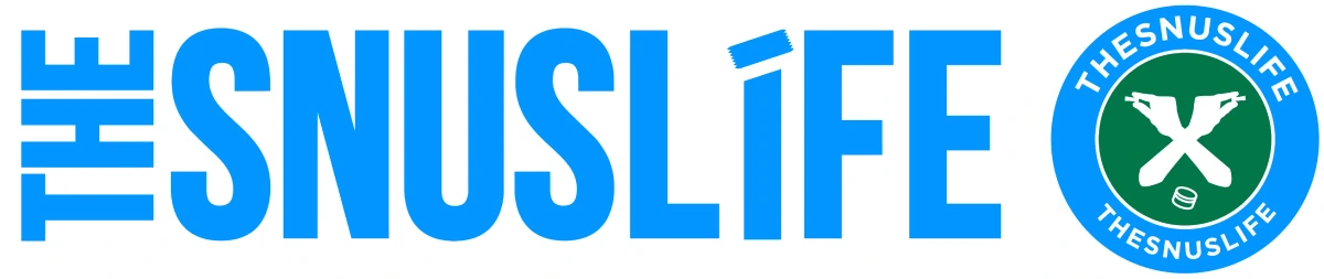The Snus Life Wimbledon logo, blue.