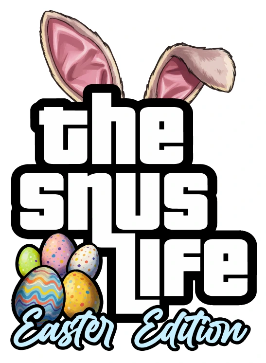 The Snus Life Easter egg sticker illustration.